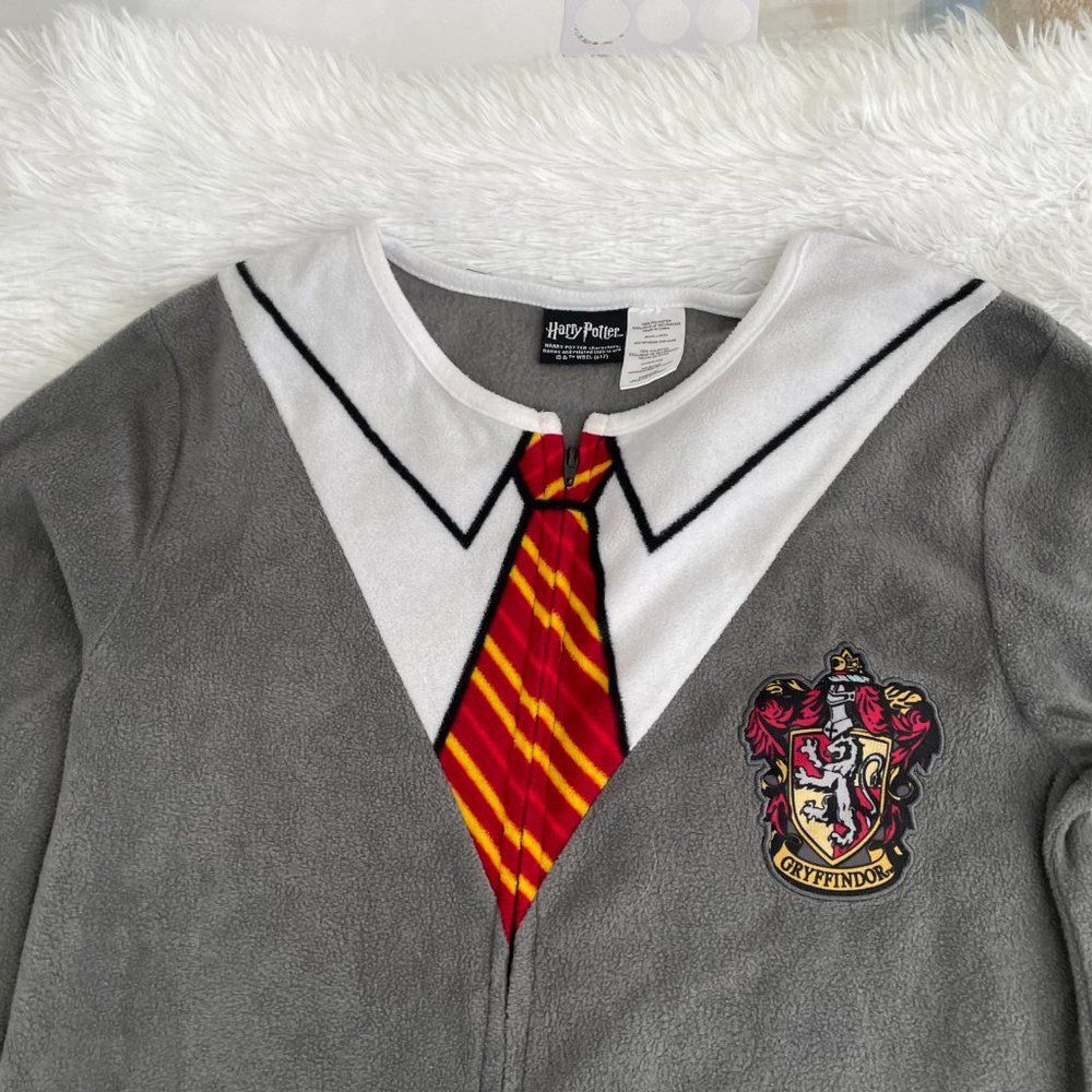 Unisex Harry Potter Fleece Costume Outfit in Gray and Black Size Small (4/6) - Picture 10 of 10